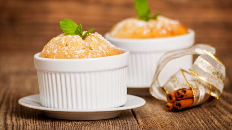 Citrus vanilla soufflé