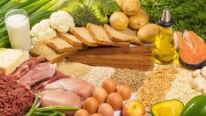 What are carbohydrates, proteins, lipids and fibre good for?
